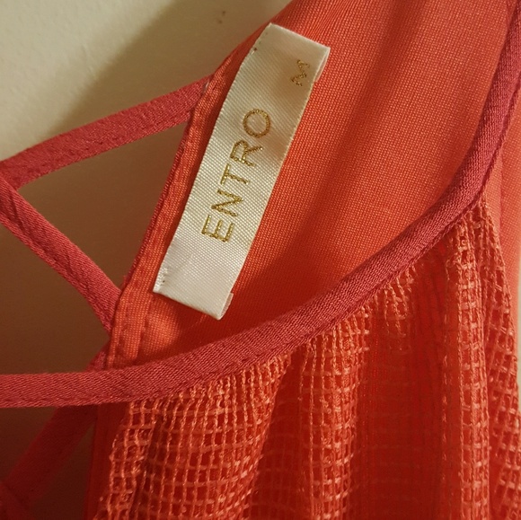 Coral Summer Dress - Picture 2 of 5